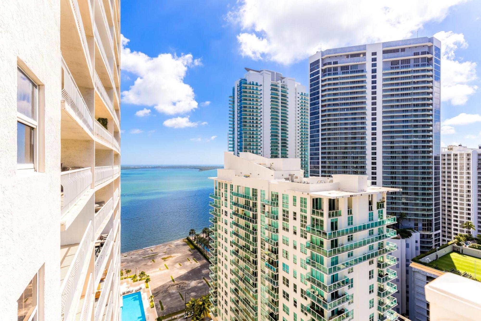 Upscale Brickell 3 Bedroom With Water Views And Free Parking Miami Zewnętrze zdjęcie