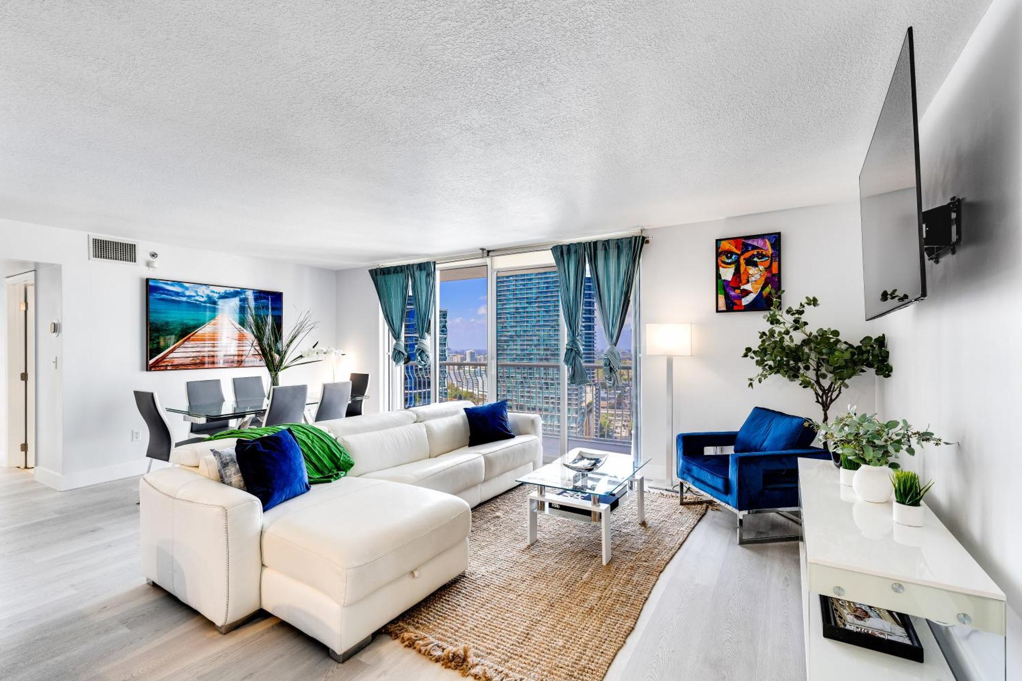 Upscale Brickell 3 Bedroom With Water Views And Free Parking Miami Zewnętrze zdjęcie